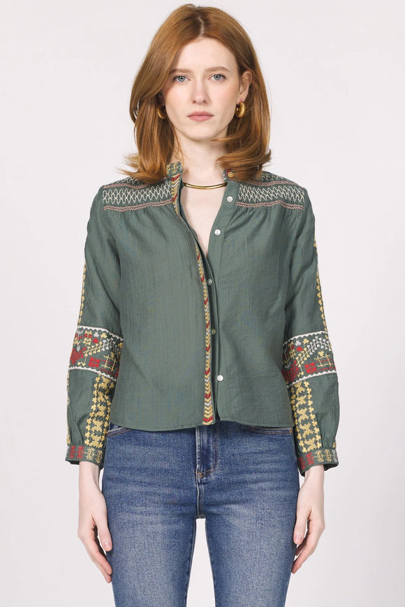 Makenna LS Shirt - Greige Goods