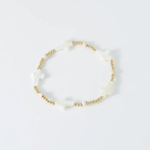 Island Girl Cross Bracelet - Greige Goods