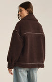Ari Sherpa Coat - Greige Goods