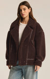 Ari Sherpa Coat - Greige Goods