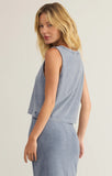 Sloane V-Neck Top - Greige Goods