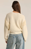 On the Fringe Sweater - Greige Goods
