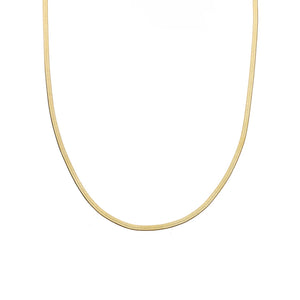 Dainty Herringbone Necklace - Greige Goods