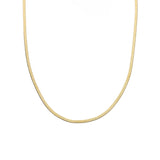 Dainty Herringbone Necklace - Greige Goods