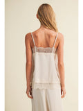 Satin & Lace Cami Top