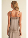 Satin & Lace Cami Top