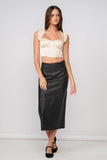 Rhinestone Trim Wing Strap Top