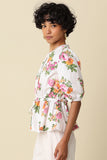 Trisha Blouse - Greige Goods