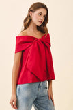 Bow Off The Shoulder Top