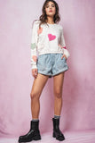 Heart of Fuzz Sweater - Greige Goods