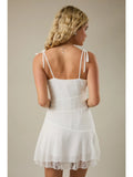 Lace Mini Dress - Greige Goods