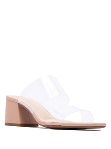 Katen Double Strap Heel - Greige Goods