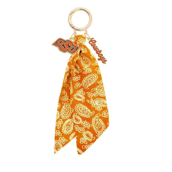 OSU Logo Bandana Bag Charm