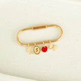 Charm Garden Keyring - Greige Goods