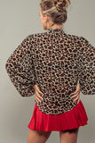 Leopard Print Blouse - Greige Goods
