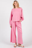 Scuba Top and Pants Set - Greige Goods