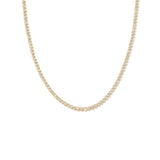 Gold Diamond Tennis Necklace - Greige Goods