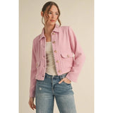 Tweed Button Up Jacket