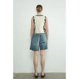 Embroidered Vest - Greige Goods