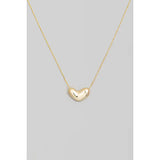 Bubble Heart Pendant Necklace - Greige Goods