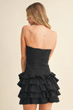 Tube Ruffled Hem Mini