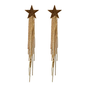 Shooting Star Duster Earrings - Greige Goods
