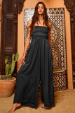 Wide Leg Tube Jumpsuit - Greige Goods