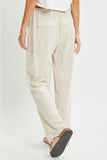 Lined Pull On Pants - Greige Goods