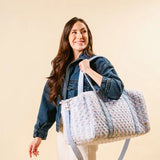 On-The-Go Quilted Weekender Bag