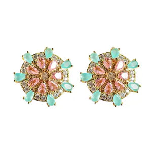 Sand Dollar Studs - Greige Goods
