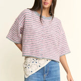 Striped Knit Cardigan - Greige Goods