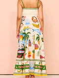 Suspender Maxi Dress - Greige Goods