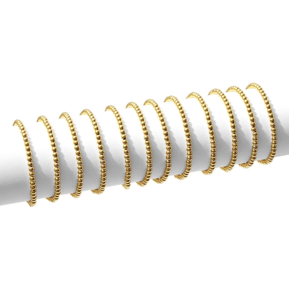 Gold Beaded Bracelet - Greige Goods