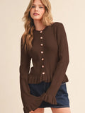 Little Details Cardigan - Greige Goods