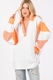 Varsity Stripe Pullover - Greige Goods