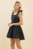 Stretch Denim Mini Dress
