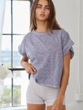 Open Back Stitch Top - Greige Goods