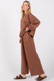 Scuba Top and Pants Set - Greige Goods