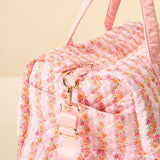 On-The-Go Quilted Weekender Bag
