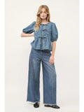 Front Bow Top - Greige Goods