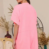 Oversized Wide Legs Romper