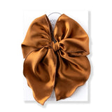 Party Clip On Hair Bow - Greige Goods