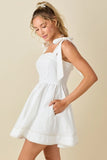 Stretch Denim Mini Dress
