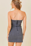 Stitchwork Denim Mini