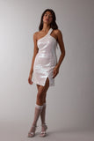 Sequin One-Shoulder Cocktail Mini