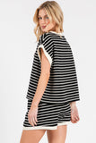 Striped Top & Shorts Set