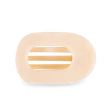 Teletie Flat Round Clip - Greige Goods