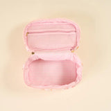 Glam & Go Quilted Cosmetic Bag - Greige Goods