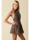Leopard Luxe Romper