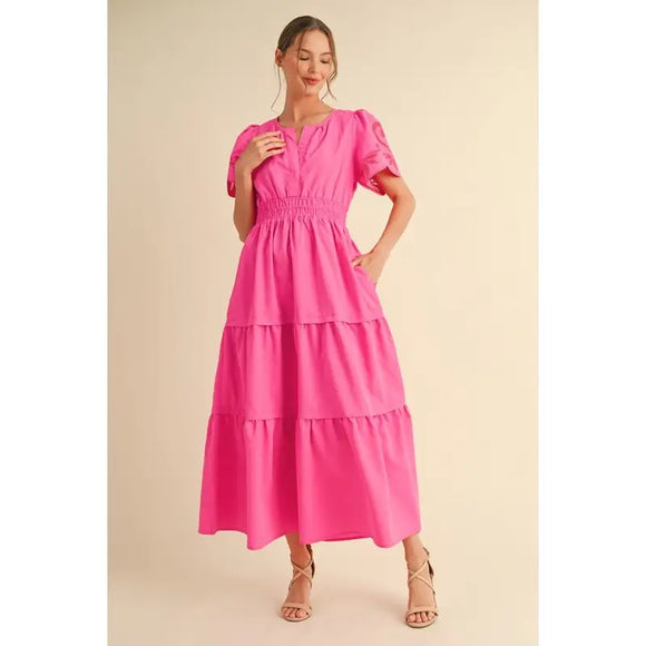 Solid Maxi Dress